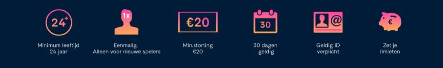 bonus voorwaarden holland casino
