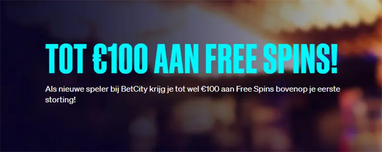 gratis spins bonus bij betcity casino