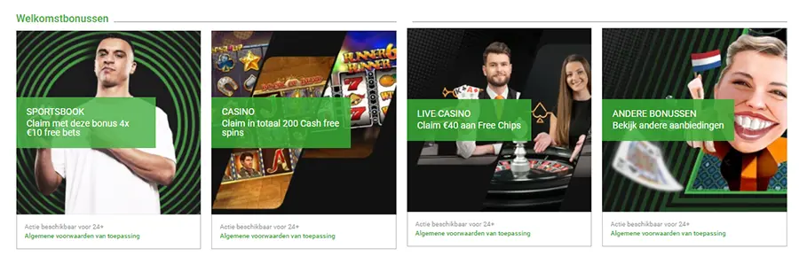 bonussen bij unibet casino