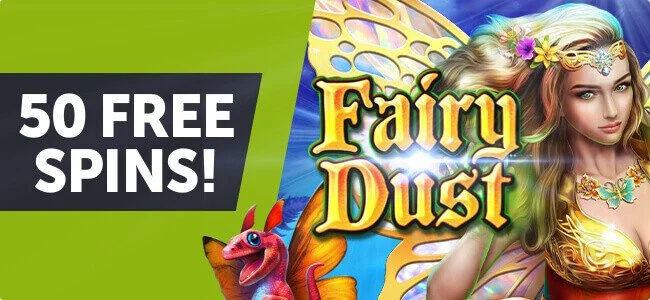 krijg 50 gratis spins op fairy dust