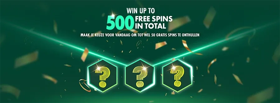 tot 500 free spins bij Bet365