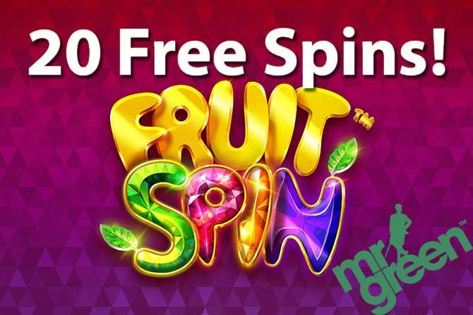 fruit spin free spins 