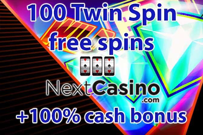 Twin Spin free spins