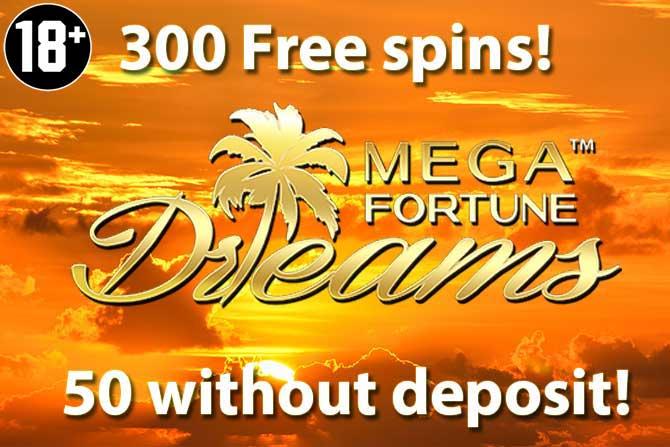 mega fortune dreams free spins