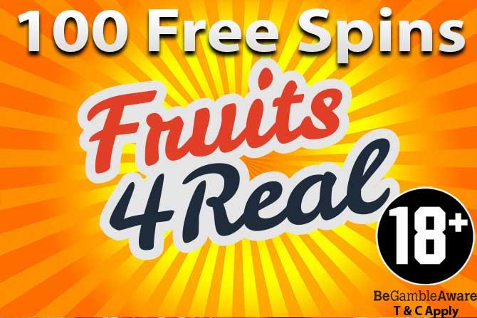 100 Fruits4Real free spins