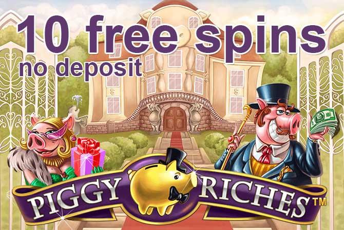 gratis spins piggy riches